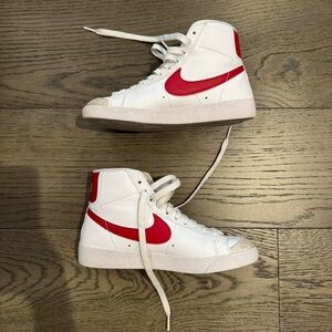 Nike blazer shoes cherry red
size W6.5